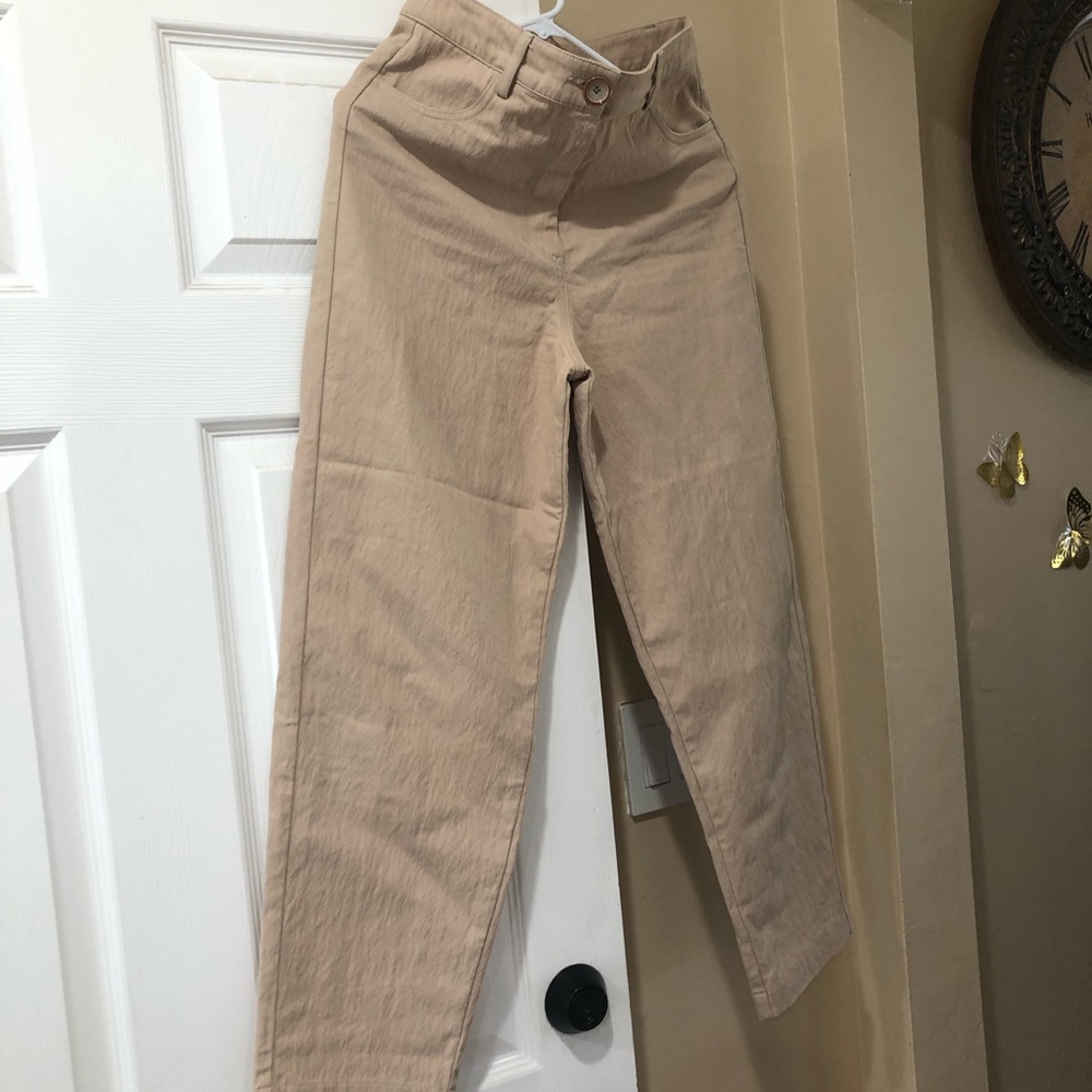 Tan Casual Pants